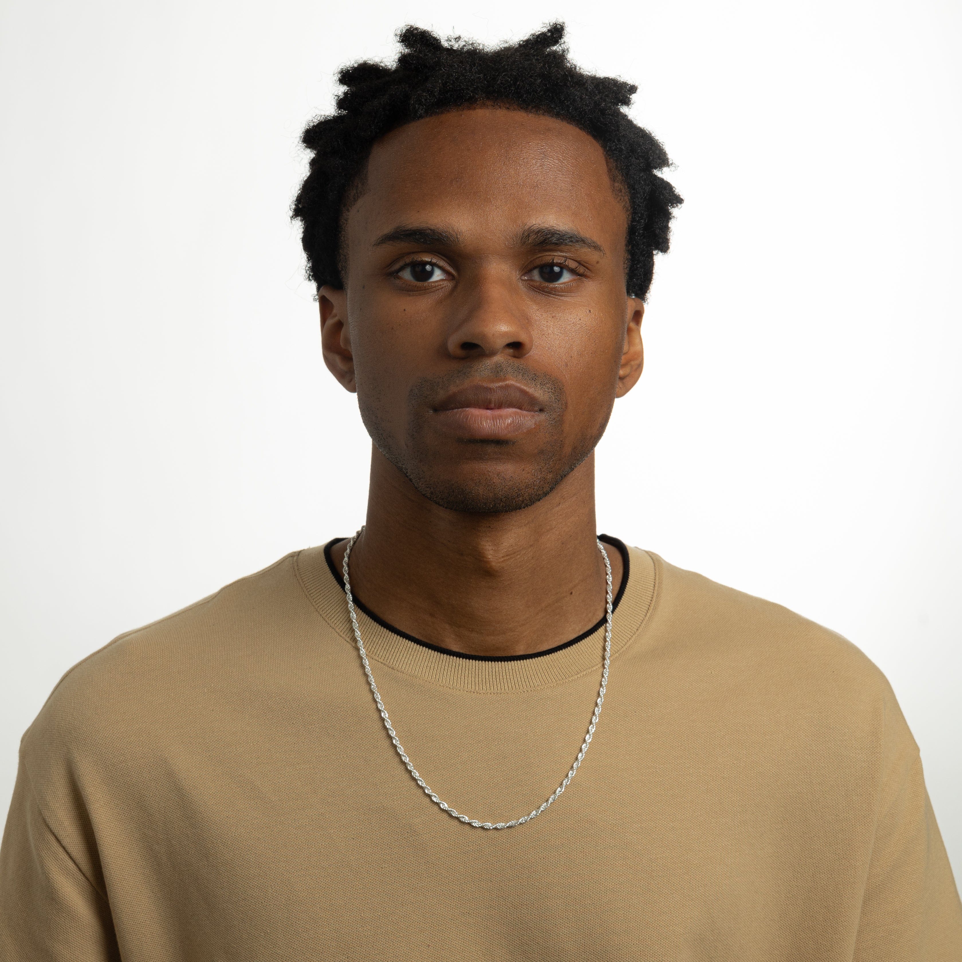 Rope Chain Necklace | Sterling Silver
