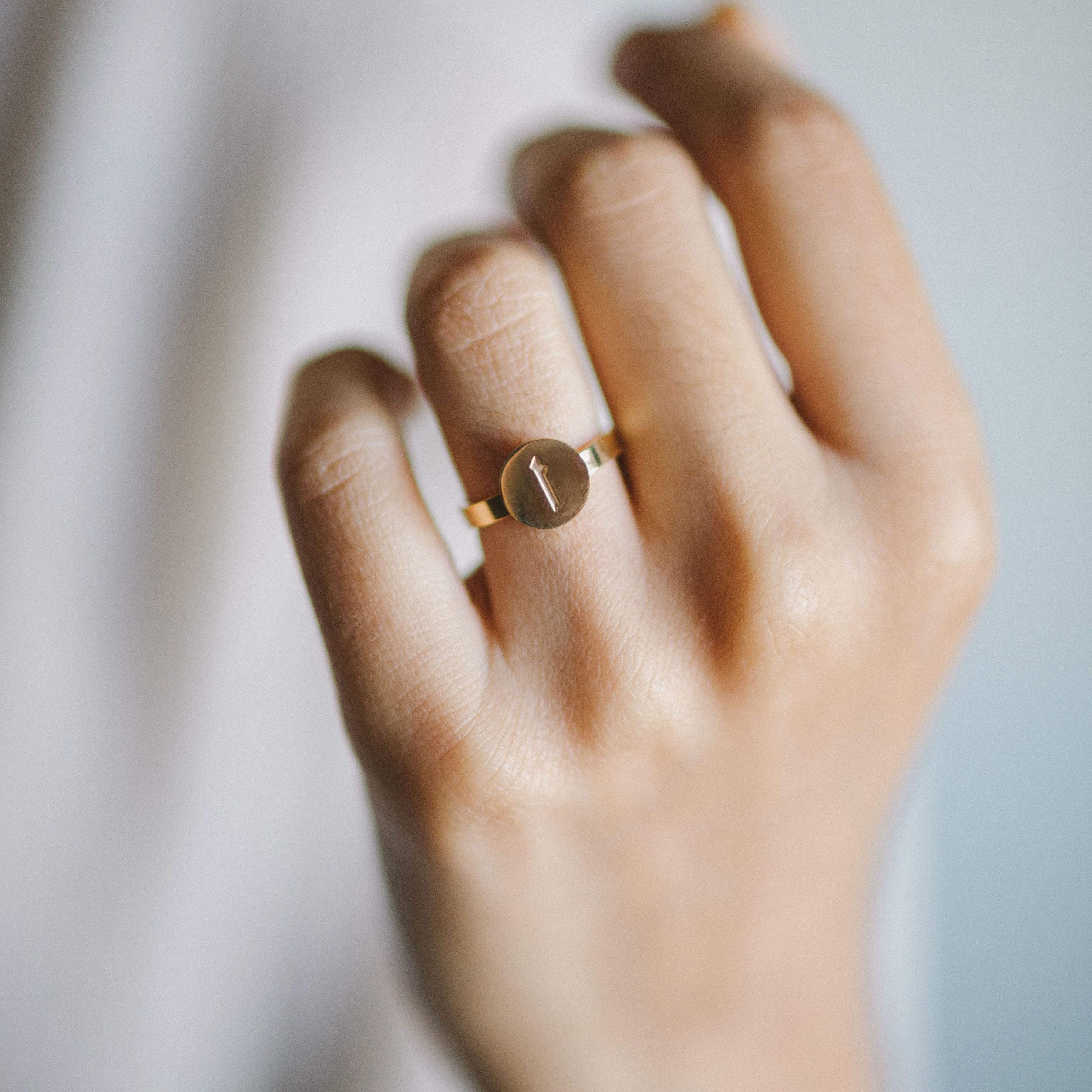 Arabic Letter Ring