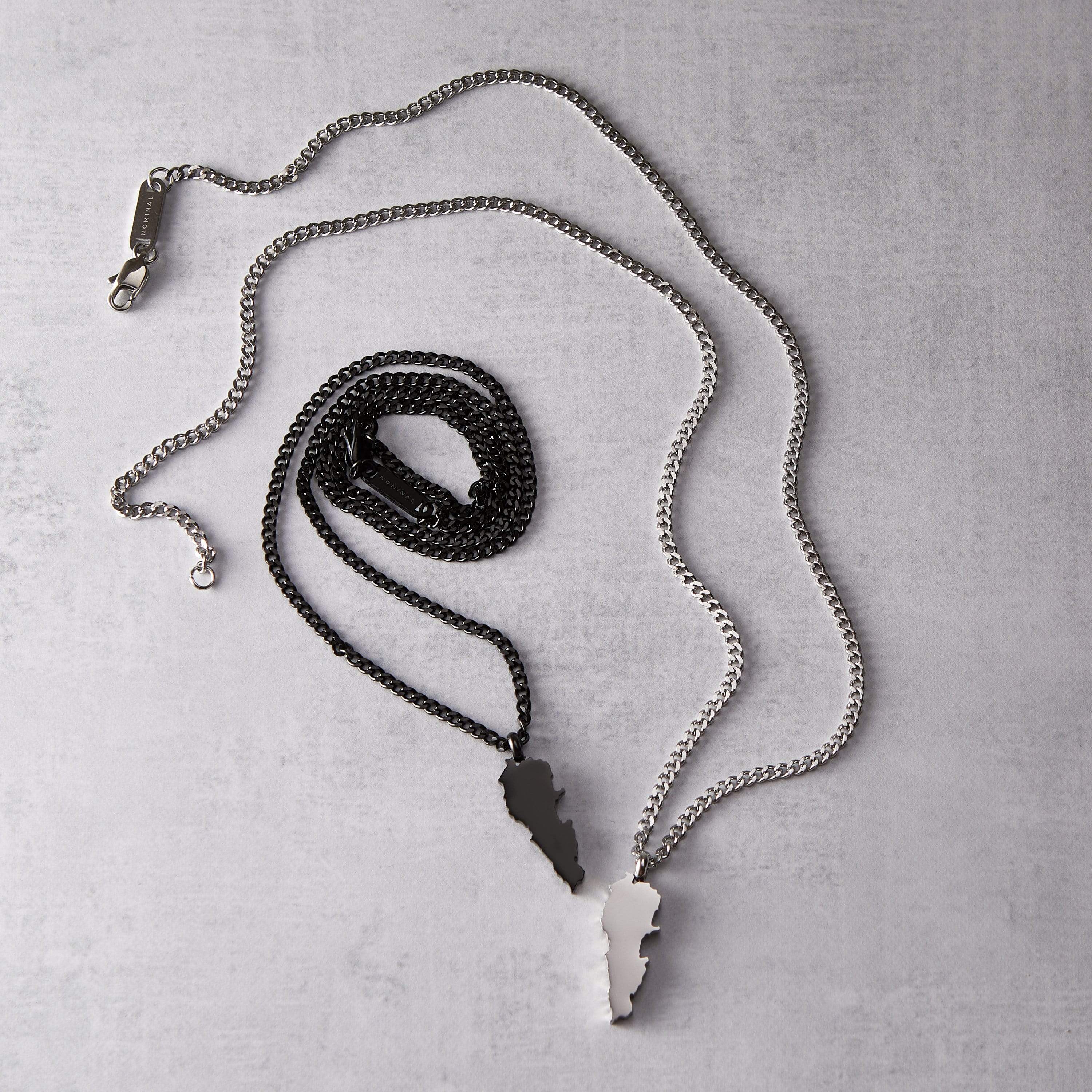 Country Map Necklace | Men