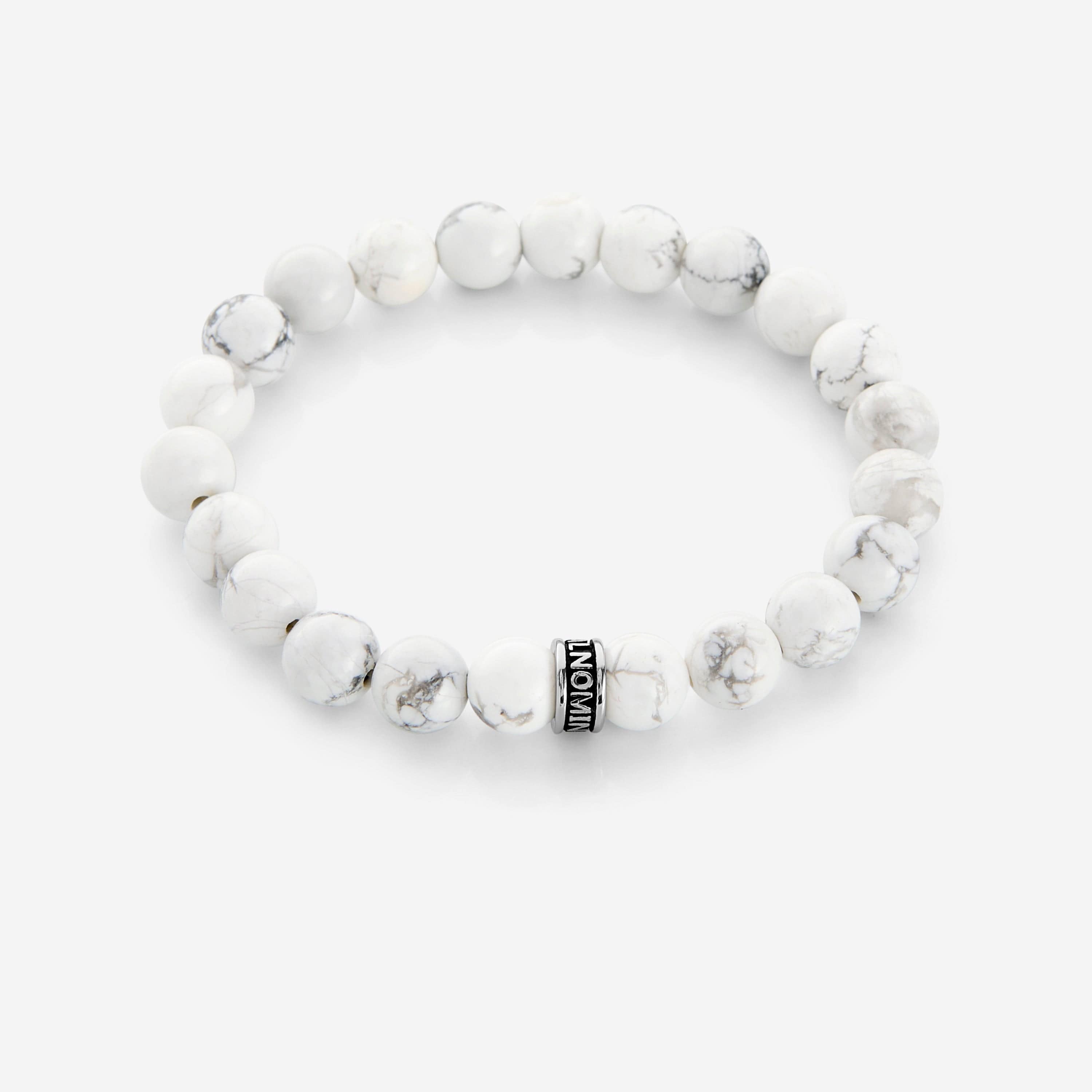 Snow | Stone Bead Bracelet