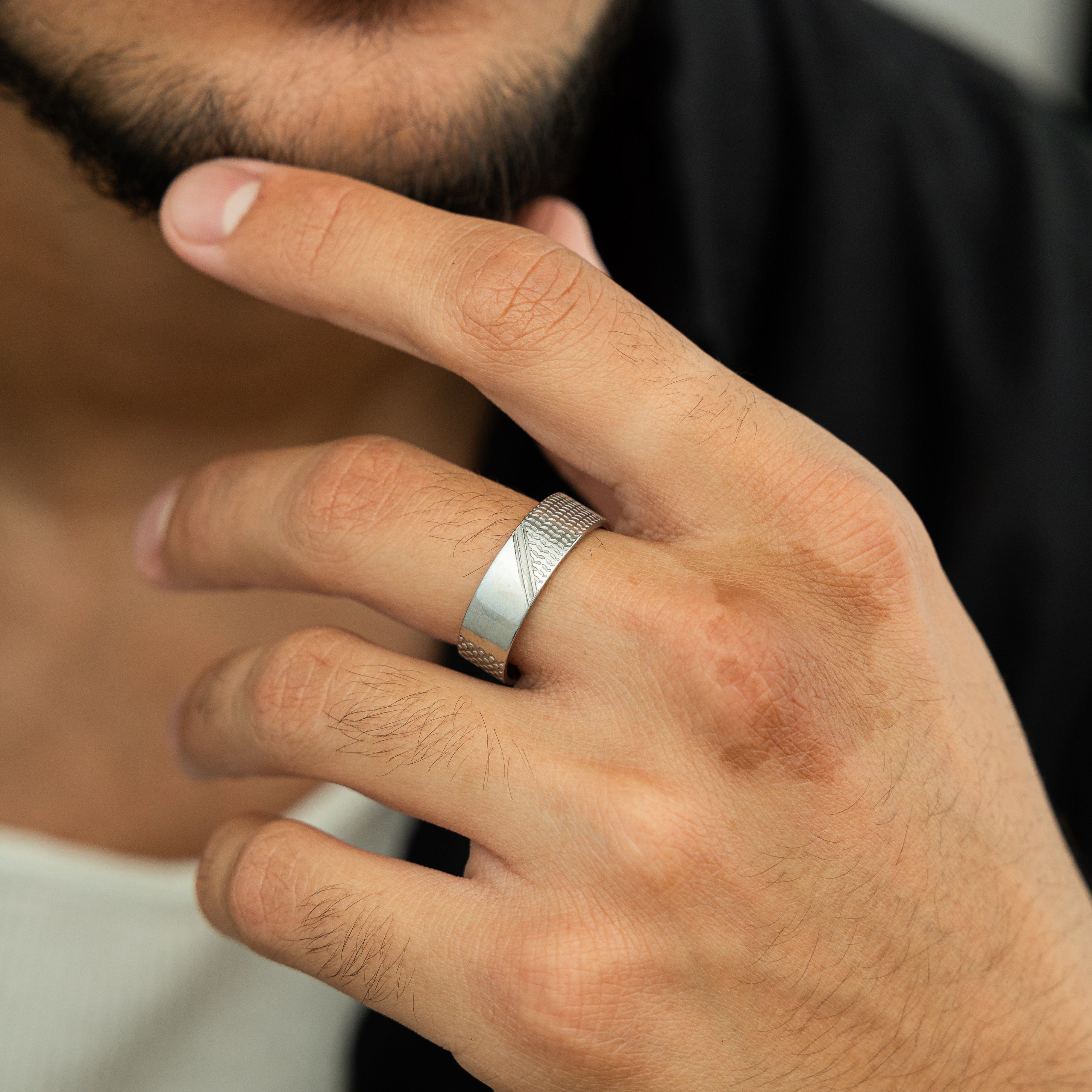 Keffiyeh Ring | Men