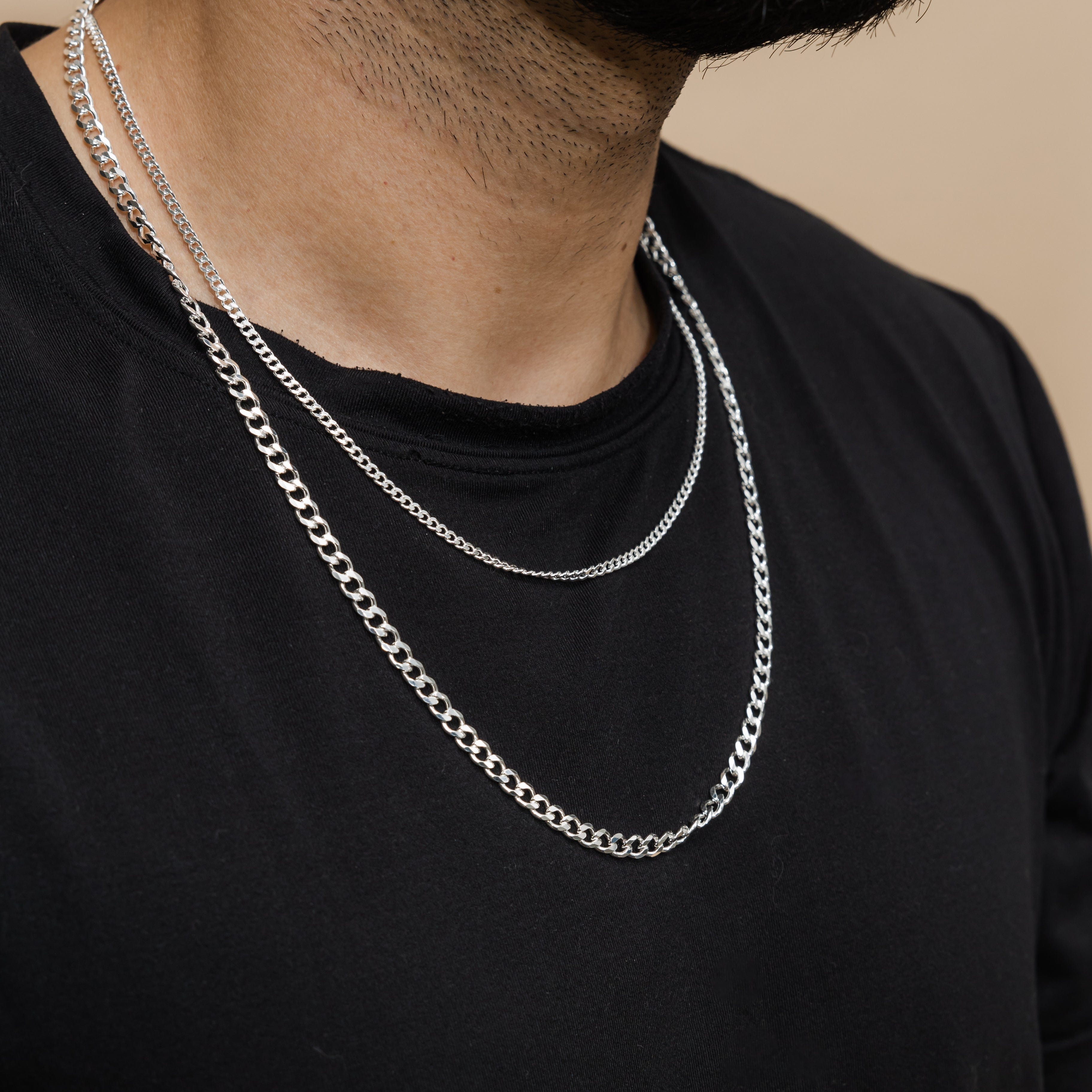 Cuban Chain Necklace | Sterling Silver