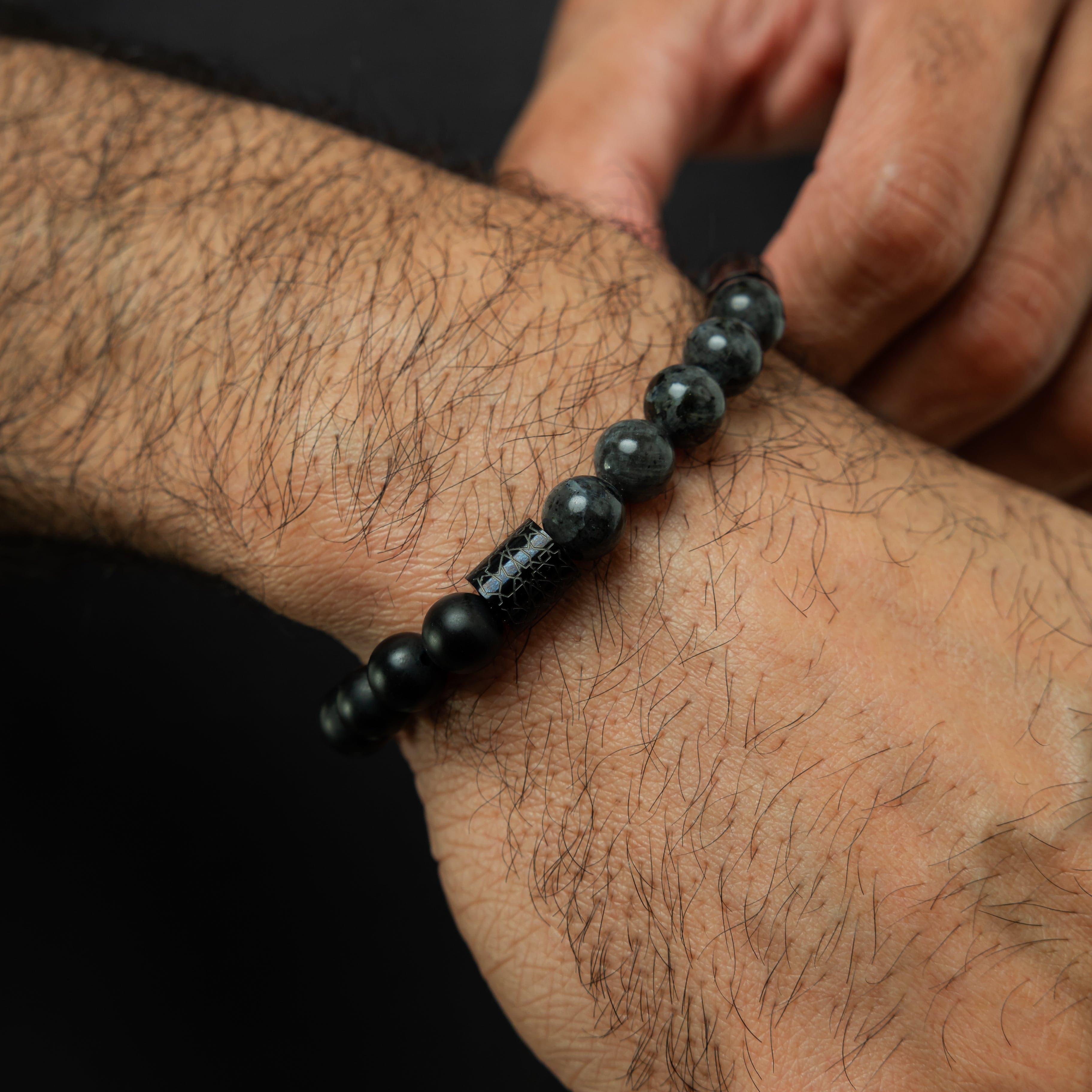 Shadow | Stone Bead Bracelet