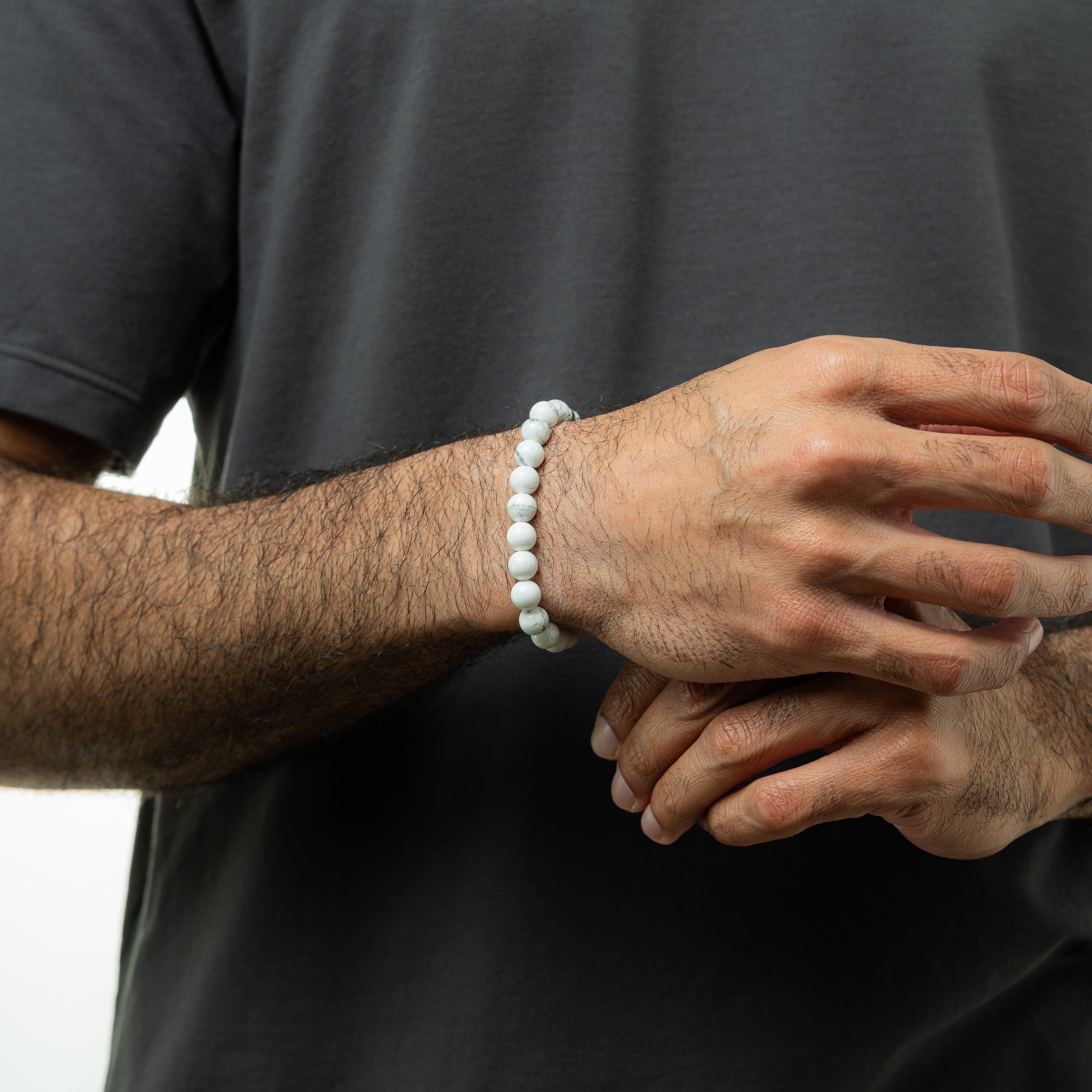 Snow | Stone Bead Bracelet