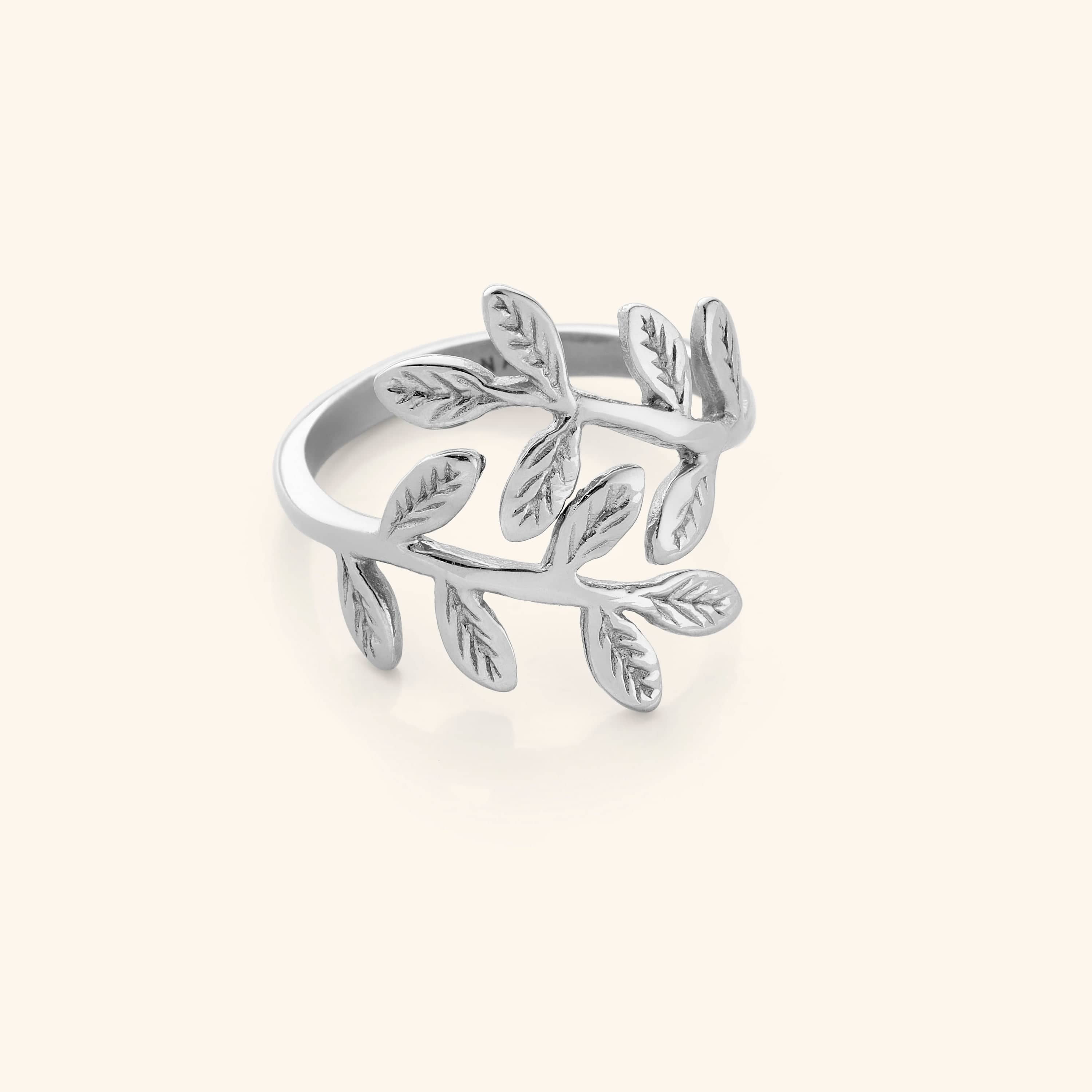 Palestine Olive Leaf Ring